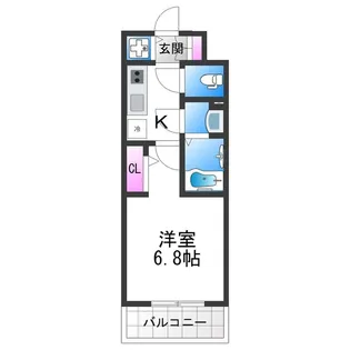 エスリード大阪平野プライム【3階】の間取り