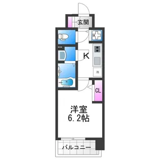 エスリード大阪平野プライム【5階】の間取り