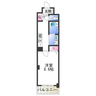 昭和町エクセルハイツ【4階】の間取り