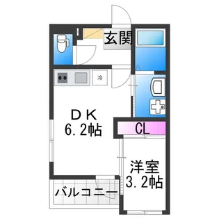 ハーモニーテラス住吉Ⅱ【1階】の間取り
