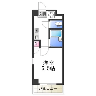 ハイツペガサス西田辺【201号室】の間取り