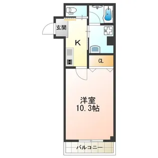レクラン岸里東【2階】の間取り