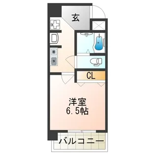 SWISS天王寺Ⅱ【5階】の間取り