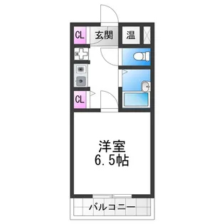 グランヴィ天王寺【7階】の間取り