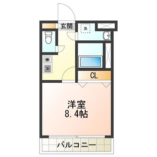 サンティール【5階】の間取り