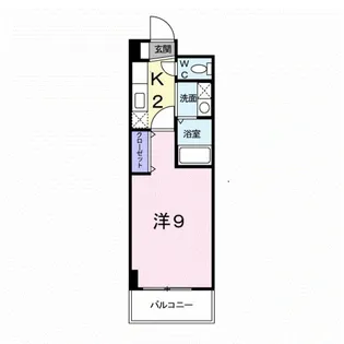 プラウドコート【5階】の間取り