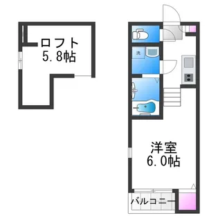 プレミアムテラスあびこ【102号室】の間取り