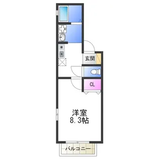 メモリーコートMISA【1階】の間取り