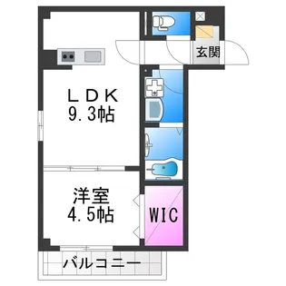 ソリティア鶴見橋【3階】の間取り