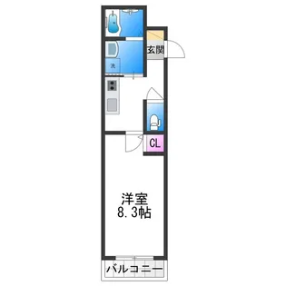 エスクード凪【1階】の間取り