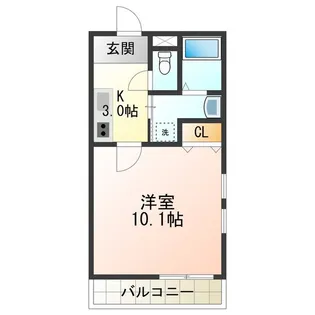 フジパレス北加賀屋Ⅱ番館【3階】の間取り