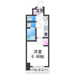 LUXENA住之江公園【6階】の間取り