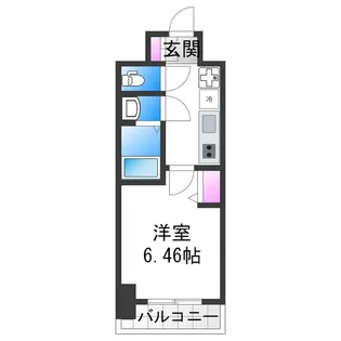 LUXENA住之江公園【6階】の間取り