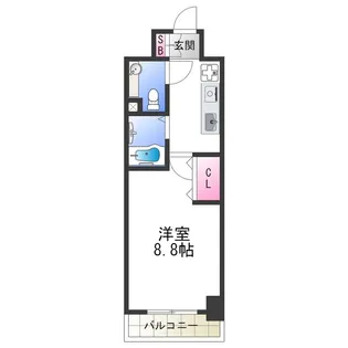 ジュネス東住吉弐番館【5階】の間取り