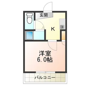 ベルフレージュ住吉【4階】の間取り