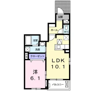 リヴェール弐番館【1階】の間取り