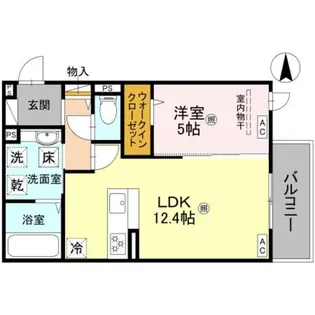 パサログランデ背戸口【2階】の間取り