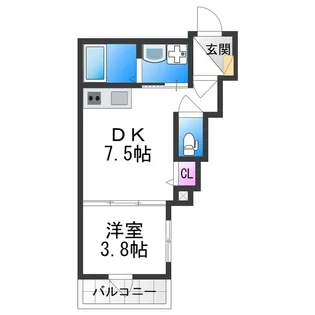 F Normalis SEAM【1階】の間取り