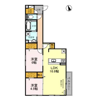 エスペランサ【2階】の間取り