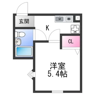 ミングルROSA【C-102号室】の間取り