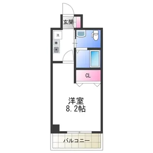 CASSIA天王寺東【0511号室】の間取り