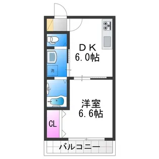 STABLE SHOJIHIGASHI【3階】の間取り
