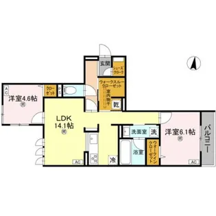 スペチアーレ背戸口【2階】の間取り