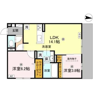 D−residence墨江【3階】の間取り