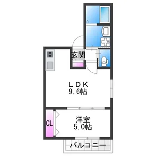 セレニティ加美南B棟【2階】の間取り