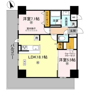 D−ROOM帝塚山【3階】の間取り