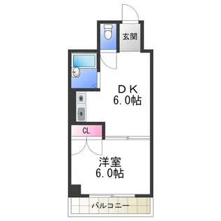 アベノ池田マンション【2階】の間取り