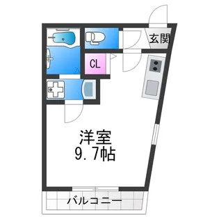 ALEGRIA天王寺東【2階】の間取り
