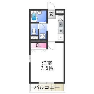 グレイス阪南【3階】の間取り