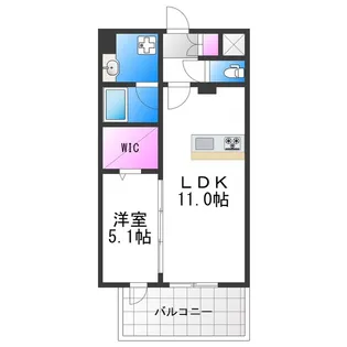 ラ・リヴィエール【7階】の間取り