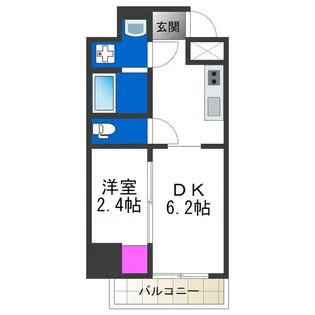 SOAR SHINIMAMIYA【0603号室】の間取り