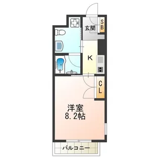 ORANGE T・SIDE【8階】の間取り