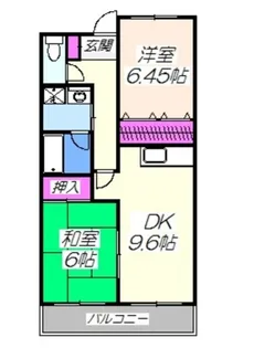 コウジィーコート大南【601号室】の間取り