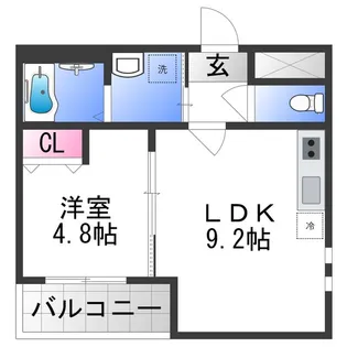 ハイツ Bluebell【1階】の間取り