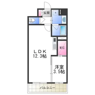 グレイス阿倍野松崎【7階】の間取り