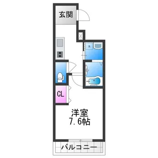 フジパレス遠里小野サウス【2階】の間取り
