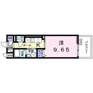 ラパン【2階】の間取り