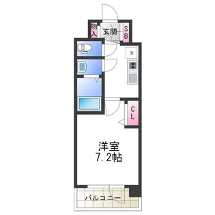 プレサンス天王寺ノースヴィアーレ【310号室】の間取り