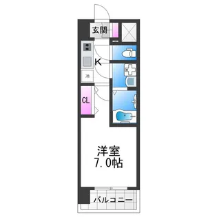 レジュールアッシュあびこ【4階】の間取り