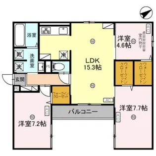 Villa Felicite【2階】の間取り