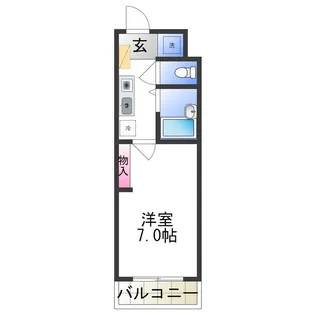 Friend Ship Ⅰ【6階】の間取り