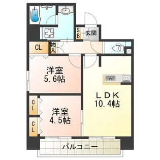 メゾンアッシュ【3階】の間取り