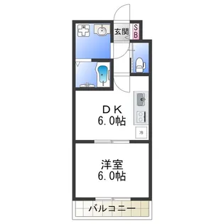 エトワール松崎【2階】の間取り