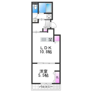 カーサカルド【2階】の間取り