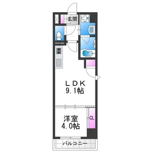 (仮称)トーシンイーストビル【3階】の間取り