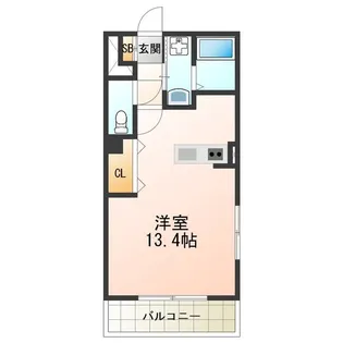 浪速コート【4階】の間取り